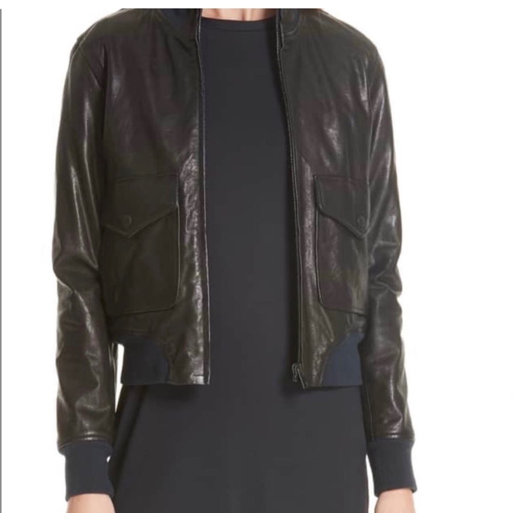 New with tag rag and bone lambskin jacket